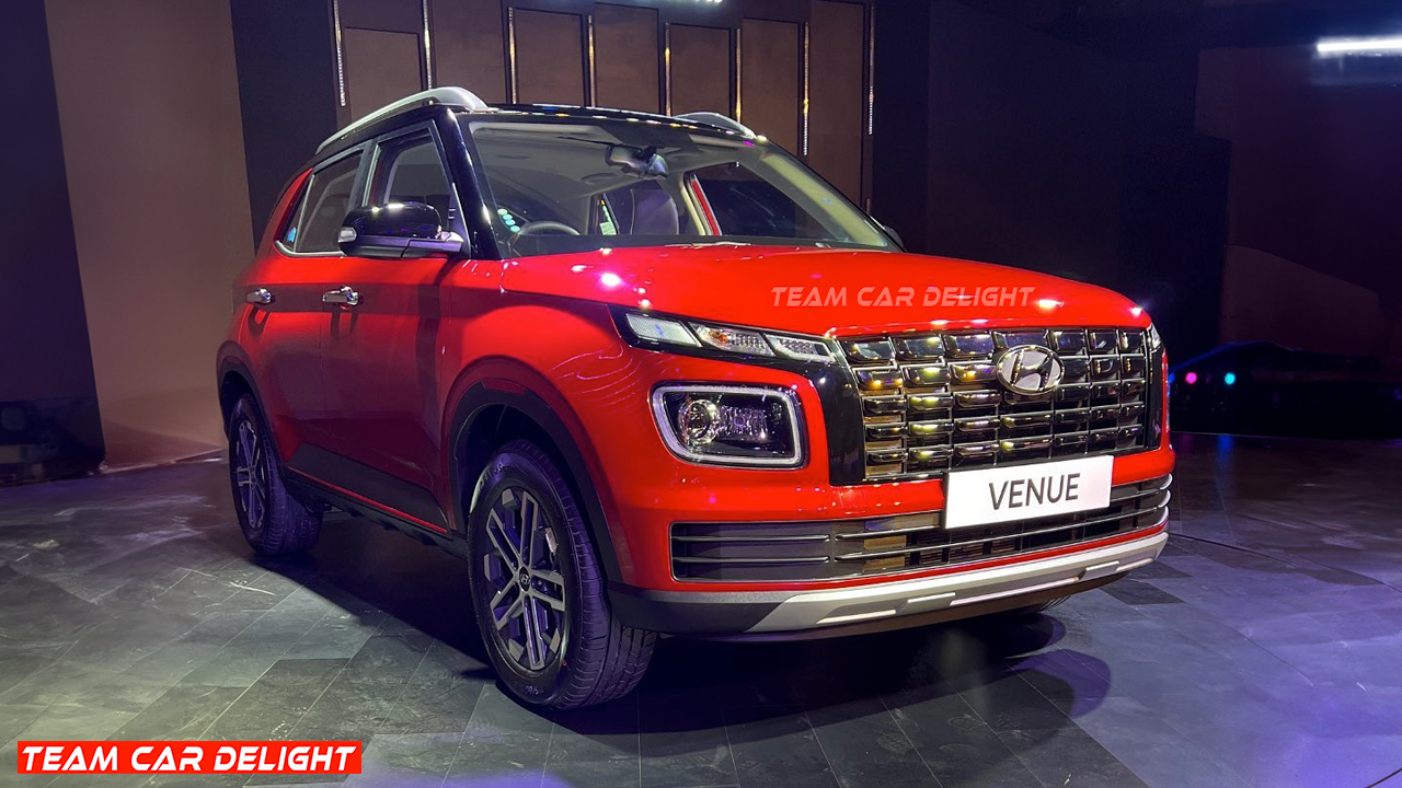 Hyundai Venue in Red