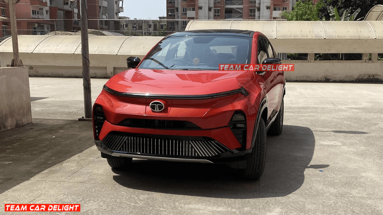 Tata Curvv EV in Red